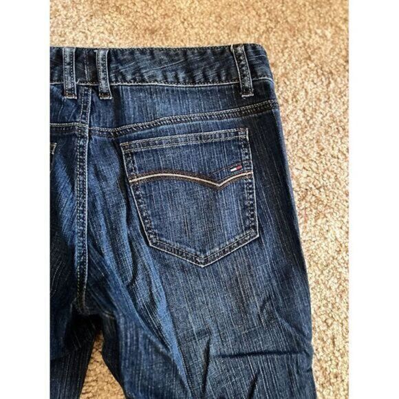 Tommy Hilfiger Classic Boot Cut Dark Wash Denim Jeans Size 6R - Picture 5 of 8